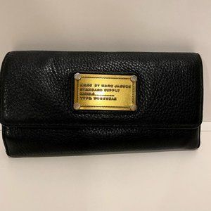 Marc Jacobs Black Leather Wallet